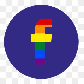 Logo Cumbria Pride Facebook Symbol - Black Circle, HD Png Download - like us on facebook png