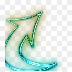 Neon Party Crew - Blue Neon Arrow Transparent, HD Png Download - arrow icon png