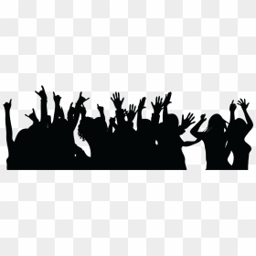 Thumb Image - Party People Silhouette Png, Transparent Png - crowd png