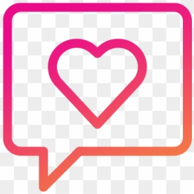 Social Media Icon - Heart, HD Png Download - social media icon png
