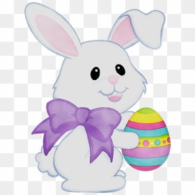 Easter Bunny Clip Art Rabbit Portable Network Graphics - Cute Easter Bunny Clipart, HD Png Download - easter bunny png