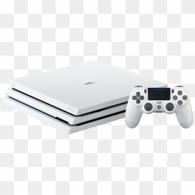 Glacier White Ps4 Pro , Png Download - Sony Playstation 4 Pro 1tb White, Transparent Png - ps4 png