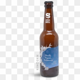 Siren Craft Brew -rock, Paper, Scissors - Glass Bottle, HD Png Download - beer bottle png
