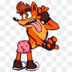 Crash Bandicoot Butt , Png Download - Crash Bandicoot Underwear, Transparent Png - crash bandicoot png