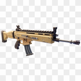 Fortnite Scar Png - Fortnite Gold Assault Rifle, Transparent Png - vhv