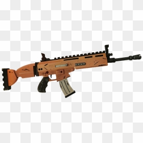 Scar Aoturifle With Moving Parts - Fortnite Scar Pixel Art, HD Png Download - scar png