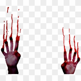 Hands Blood Splatter Bloody Drip Halloween Memezasf - Dripping Blood Splatter Blood Png, Transparent Png - blood drip png