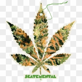 Mental Air Freshener Thc Weed Leaf"  Class="lazyload - Illustration, HD Png Download - weed leaf png
