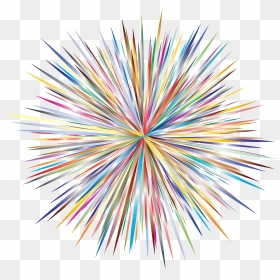 Clip Art Fireworks Cartoon, HD Png Download - abstract png