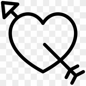 Heart With Arrow Comments - Heart Arrow Icon Png, Transparent Png - heart icon png