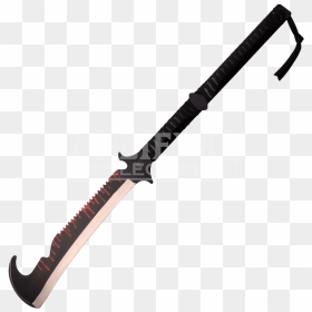 Blood Drip Hooked Fantasy Short Sword - Hooked Greatsword, HD Png Download - blood drip png