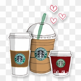 Click On One Of The Drinks Starbucks Coffee Png - Starbucks Drawing, Transparent Png - starbucks png