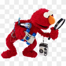 Elmo Investigating Sesame Workshop - Elmo Investigating, HD Png Download - elmo png