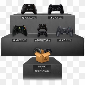Ps4 Controller Png Controllers Xbox One Ps4 - Xbox And Ps4 Icons, Transparent Png - controller png