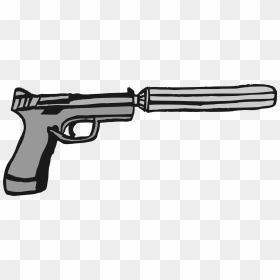 Transparent Pistols Clipart - Comic Gun Png, Png Download - pistol png