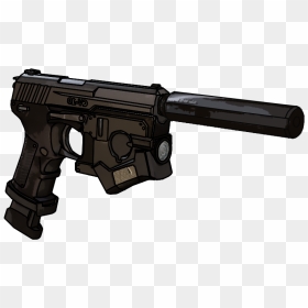 Thumb Image - Silenced Pistols, HD Png Download - pistol png