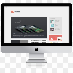 Download Apple Mockup Pro Imac Air Large Mac Clipart - Imac Mockup Png, Transparent Png - imac png