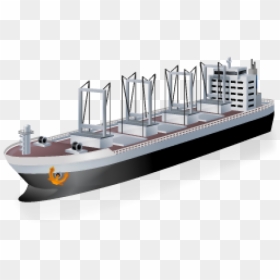 Ship Png Free Download - Transparent Background Cargo Ship Png, Png Download - ship png