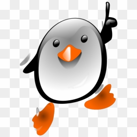 Number One Penguin Png Icons - Tux Happy, Transparent Png - penguin png