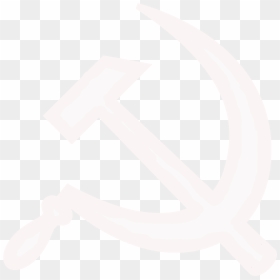 White Hammer And Sickle - Hammer And Sickle White Png, Transparent Png - hammer and sickle png