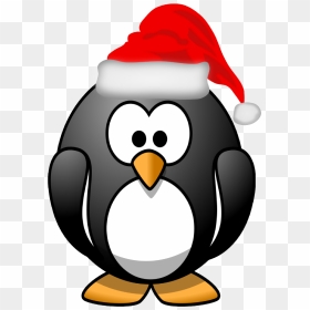 Christmas Penguin Clipart Free - Christmas Penguin Clipart, HD Png Download - penguin png
