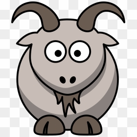 Cartoon Goat Svg Clip Arts - Cartoon Goat Clipart, HD Png Download - goat png