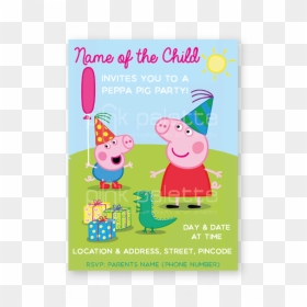 Peppa Pig My Birthday Party Dvd, HD Png Download - peppa pig png