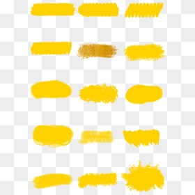 Png Color Yellow, Transparent Png - brush png