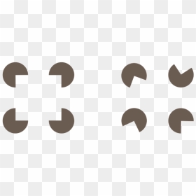 Gestalt Perception - Pacman - Psychology Grouping, HD Png Download - pacman png