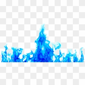 Blue Fire Clip Arts - Blue Flames Transparent Background, HD Png Download - blue fire png
