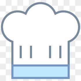 Blue Chef Hat Png - Heart, Transparent Png - chef hat png