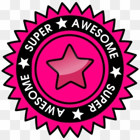 Super Awesome Badge Clip Arts - Wilton, HD Png Download - badge png