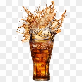 Coke Drink Diet Zero Coca Soft Coca-cola Clipart - Glass Coca Cola Png, Transparent Png - coca cola png