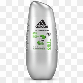 6 In 1 Anti Perspirant Roll On For Him - Adidas, HD Png Download - adidas png