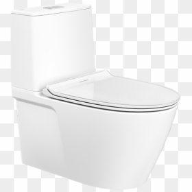 Toilets Close Coupled Back To Wall Toilet - Chair, HD Png Download - toilet png
