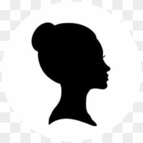 Women Side Face Silhouette, HD Png Download - lady silhouette png