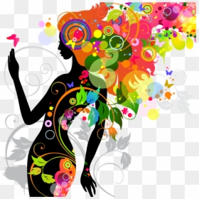 Background Beauty Pageant Logo, HD Png Download - lady silhouette png