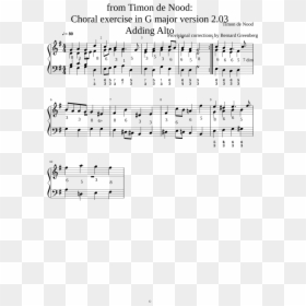 Sheet Music, HD Png Download - timon png