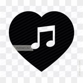 Heart, HD Png Download - music vector png