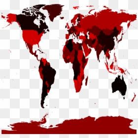 World Map, HD Png Download - splatter texture png