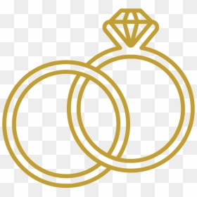 Icon Wedding Rings Png, Transparent Png - ring icon png