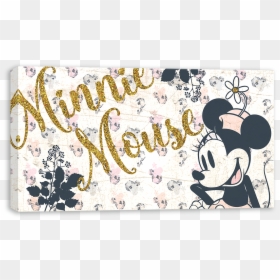 Minnie Mouse Vintage, HD Png Download - flower banner png