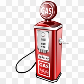Old Fashioned Gasoline Pump, HD Png Download - gas station png