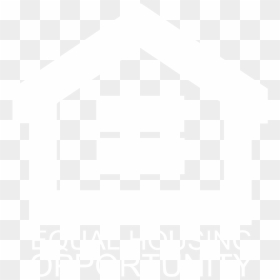 White Equal Housing Logo Transparent, HD Png Download - equal housing lender logo png