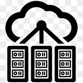 Cloud Computing Icon Png Free, Transparent Png - servers icon png