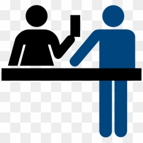 Over The Counter Icon, HD Png Download - cashier png