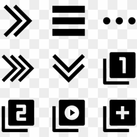 Icons For Responsive Design, HD Png Download - direction icon png