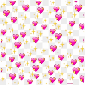 Overlay Heart Emojis Png, Transparent Png - tumblr backgrounds png