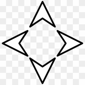 Four Direction Arrows, HD Png Download - direction icon png