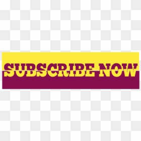 Printing, HD Png Download - yellow subscribe button png